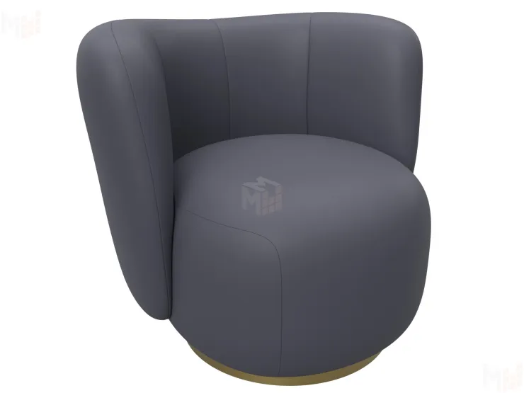 Кресло Лига-072 ( экокожа GRIFON 15 серый )