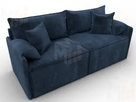Диван прямой модульный Лига-106 ( TOWER 13 синий )