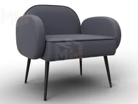 Кресло Лига-086 ( экокожа GRIFON 15 серый )