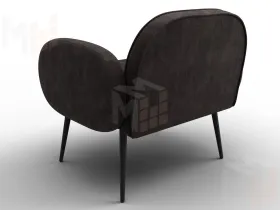 Кресло Лига-086 ( велюр BRUT 17 коричневый )