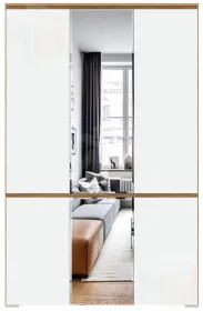 Шкаф ГРЕТТА 4С2ЗР  Дуб Крафт золотой