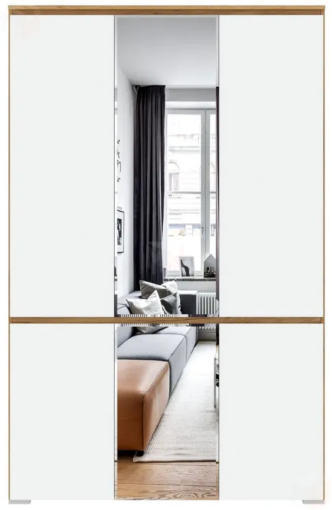 Шкаф ГРЕТТА 4С2ЗР  Дуб Крафт золотой