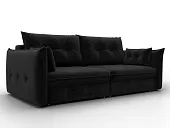 Диван прямой Лига-100 НПБ ( SEVEN 35 черный )