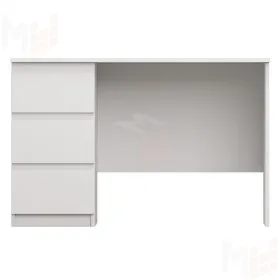 Стол письменный Кастор 3 ящика белый