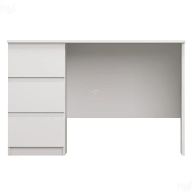 Стол письменный Кастор 3 ящика белый