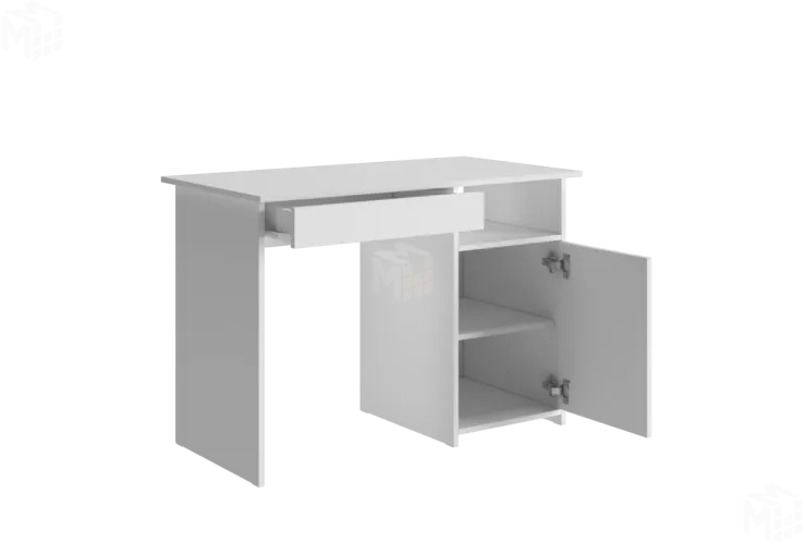 Стол компьютерный ЛИК-5 СП-2 белый