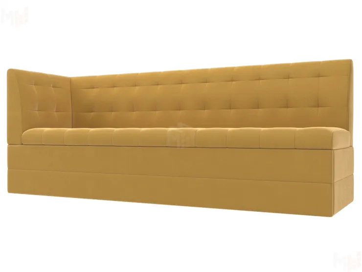 Диван кухонный прямой Бриз с углом слева