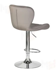 Стул барный DOBRIN BARNY (серый велюр (MJ9-75))