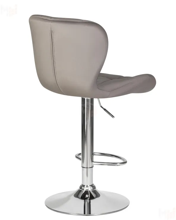 Стул барный DOBRIN BARNY (серый велюр (MJ9-75))