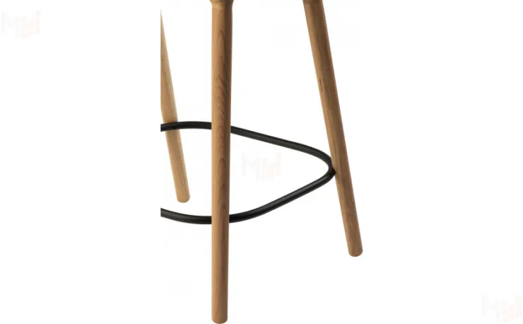 Стул полубарный деревянный из массива дуба Соул  Дуб натуральный