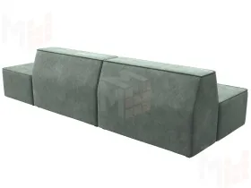 Диван прямой модульный Монс Модерн правый ( BRUT 08 зеленый )