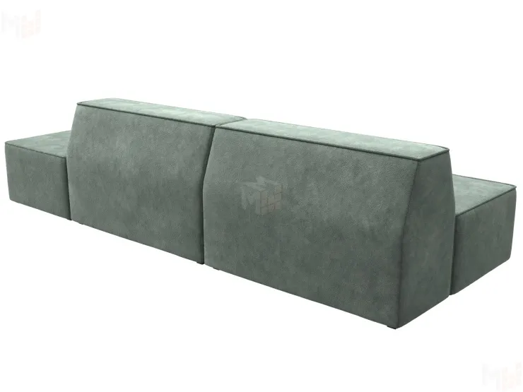 Диван прямой модульный Монс Модерн правый ( BRUT 08 зеленый )