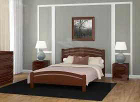 Кровать из массива Камелия-3 (140*200) орех