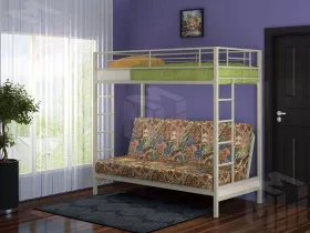 Двухъярусная кровать с диваном Мадлен