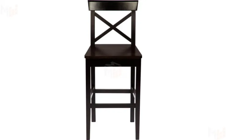 Стул полубарный деревянный с жестким сиденьем Бергольф Венге