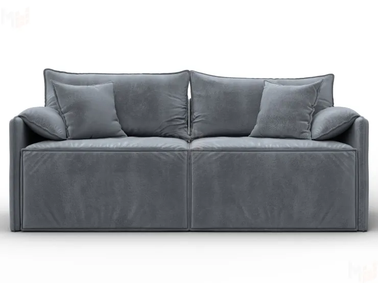 Диван прямой модульный Лига-106 ( TOWER 10 серый )