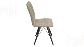 Стул Стенли К3 Черный муар, Велюр Confetti Smoke