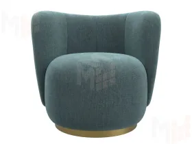 Кресло Лига-072 ( шенилл RIMINI 11 серо-зеленый )