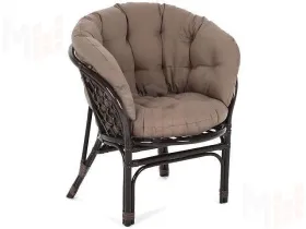 Кресло из ротанга "Багама" подушки полные