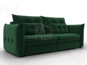 Диван прямой Лига-100 НПБ ( SEVEN 626 зеленый )