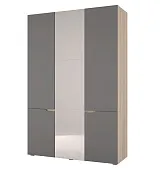 Шкаф Анталия 3-х дверный (сонома/графит софт)
