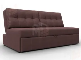 Диван прямой Лига-107 (160) ( JOLY 09 бордовый )