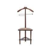 Вешалка со стулом Leset Атланта (Орех/Коричневый)