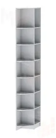 Полки угловые Иннэс - 7 Белый 