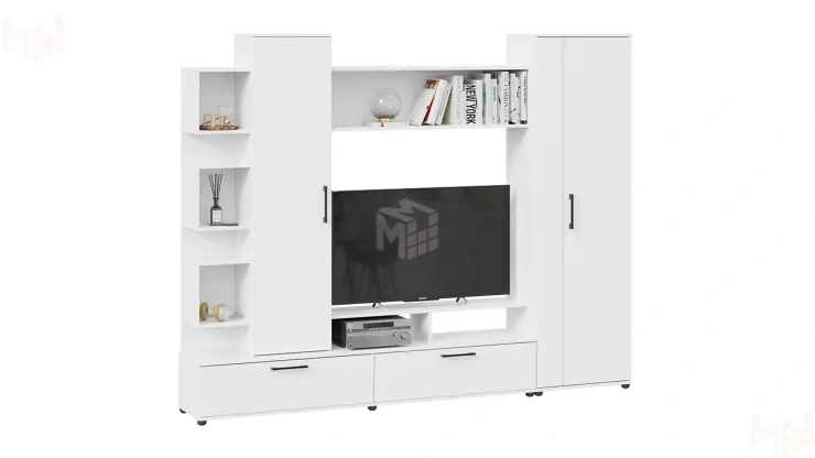 Гостиная Дакота Белый Ясень