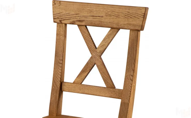 Стул деревянный из массива дуба Порту Дуб темный