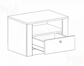 Тумба прикроватная Даллас