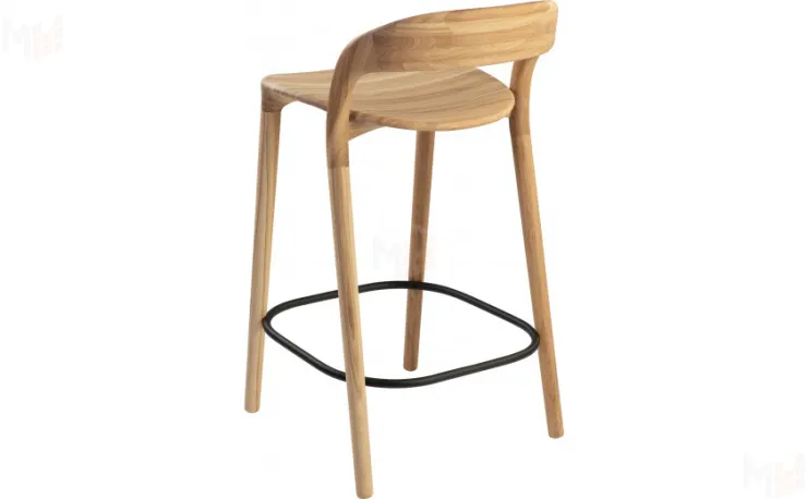 Стул полубарный деревянный из массива дуба Соул  Дуб натуральный