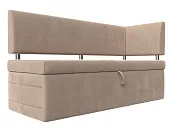 Диван кухонный прямой Стоун с углом правый