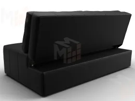 Диван прямой Лига-107 (160) ( GRIFON 18 черный )