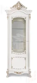Витрина Флоренция 1-ств. белый глянец