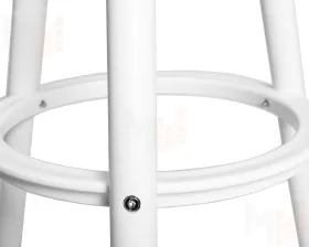 Табурет барный DOBRIN ROYCE WHITE (белый (W-02))