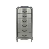 Комод Leset "Джульетта" узкий (6 ящ.) (Серый ясень)