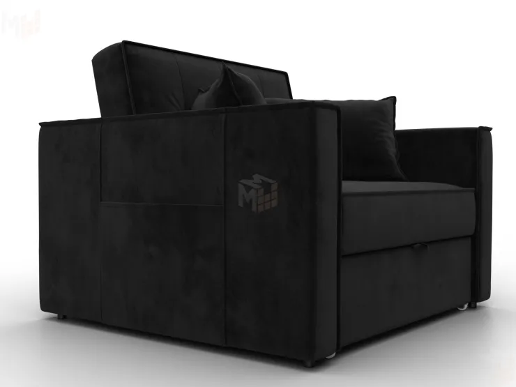 Кресло-кровать Лига-104 (80) ( SEVEN 35 черный )