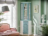 Буфет Констанция угловой (голубой)