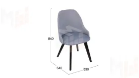 Стул Толедо тип 1 Черное дерево / тк.№207 /тк. №223