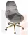 Офисное кресло для персонала DOBRIN DIANA (серый велюр (MJ9-75))