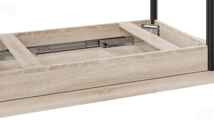 Стол обеденный Крит Черный, Сонома