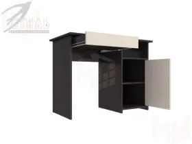 Стол компьютерный Лик-5 СП-2 (венге/белый глянец)