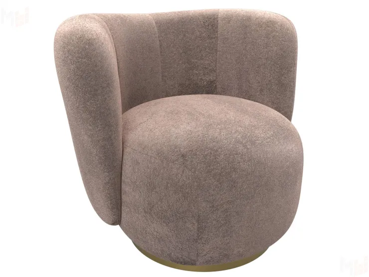 Кресло Лига-072 ( велюр TOWER 05 бежевый )