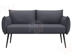 Диван прямой Лига-083 ( экокожа GRIFON 15 серый )