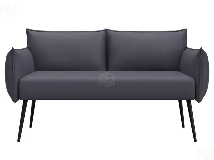 Диван прямой Лига-083 ( экокожа GRIFON 15 серый )