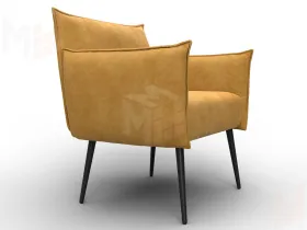 Кресло Лига-083 ( велюр BRUT 10 желтый )