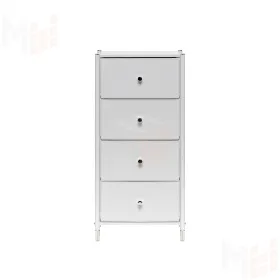 Комод Leset Нирита/Хайди, 4 ящика, Белый (Белый/Белый)