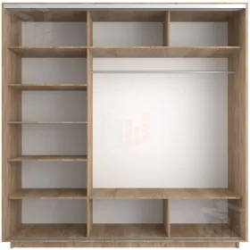 Шкаф-купе Элемент трио 2400 Сонома