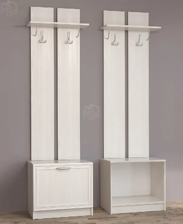 Вешалка с обувницей 2 Иннэс 6 Рамка